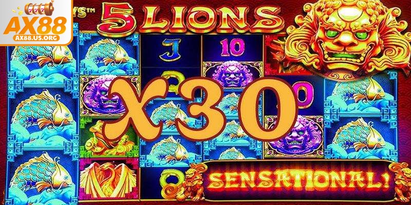 5 Chú Sư Tử Megaways là game quay hũ trực tuyến hấp dẫn