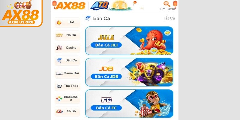 Bắn cá AX88 là sân chơi giải trí đỉnh cao với đồ họa sinh động