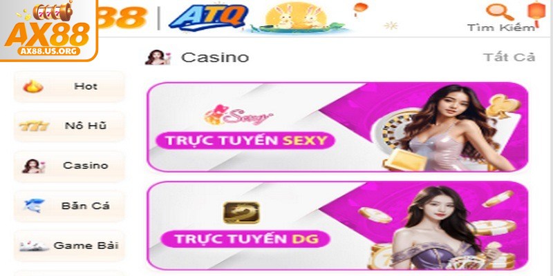 Casino AX88 được đánh giá là sảnh cược trực tuyến hàng đầu hiện nay