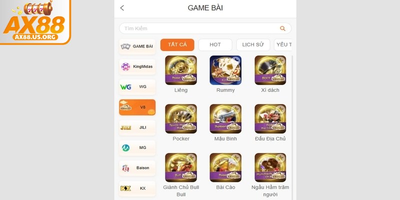 Sảnh chơi ghi điểm với nhiều tính năng độc đáo, thao tác nhanh