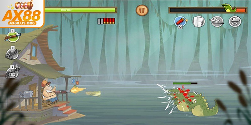 Tiêu diệt mục tiêu cá sấu để nhận thưởng hấp dẫn ngay lập tức