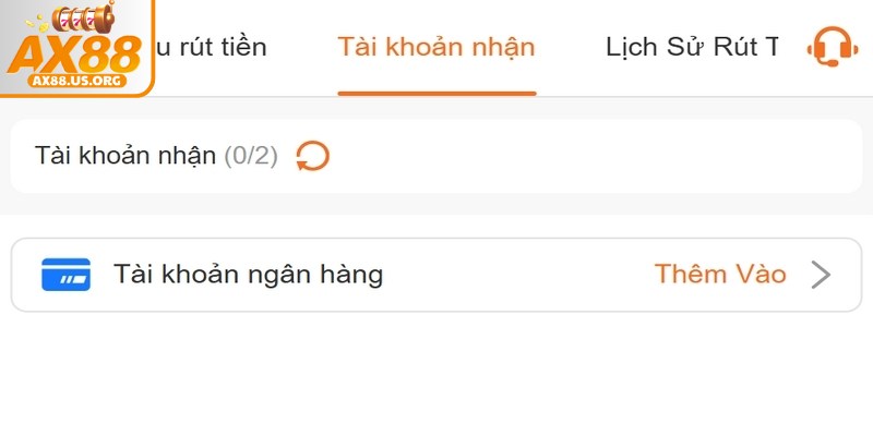 Các điều kiện cần có để rút tiền AX88 thành công