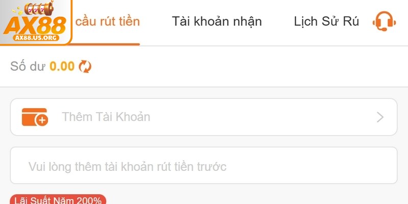 Chỉ với 3 bước đơn giản là bạn đã hoàn tất giao dịch rút tiền AX88 